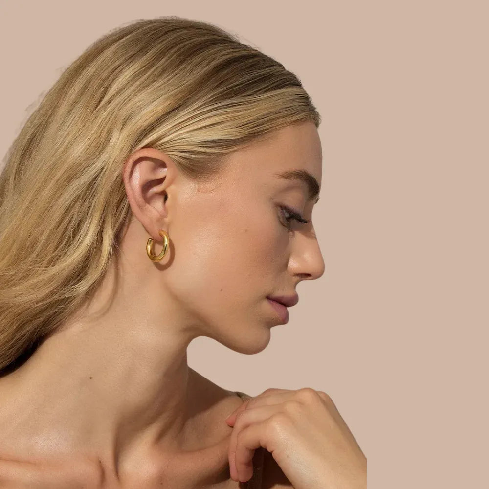 Gold Hoop Earrings