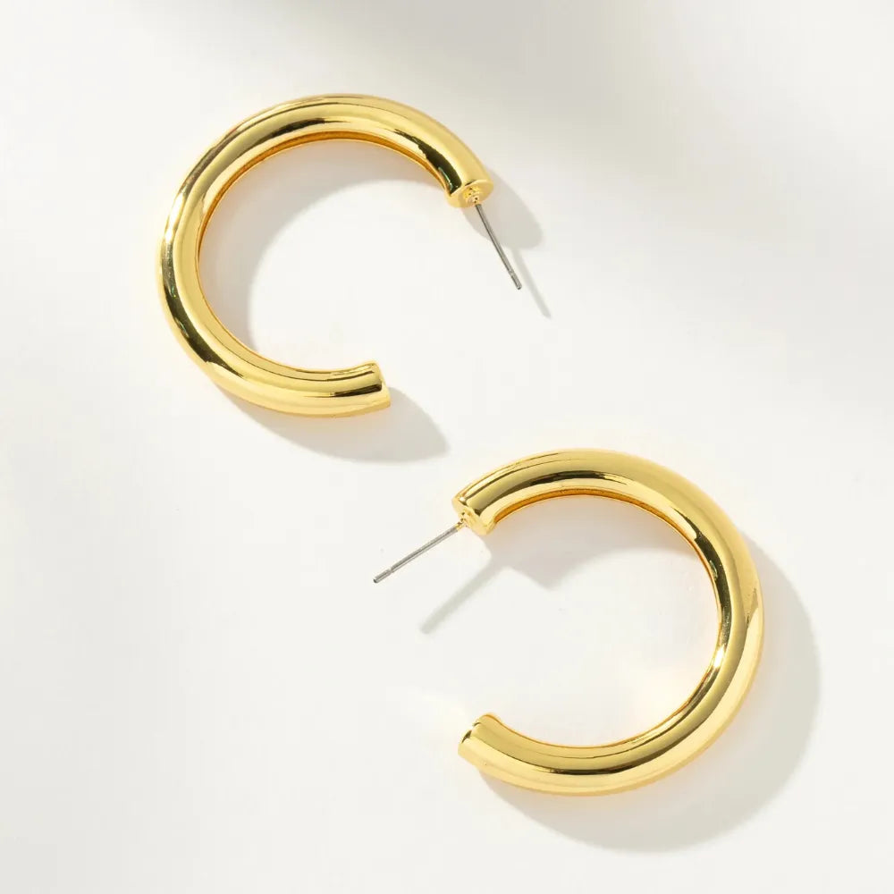 Gold Hoop Earrings