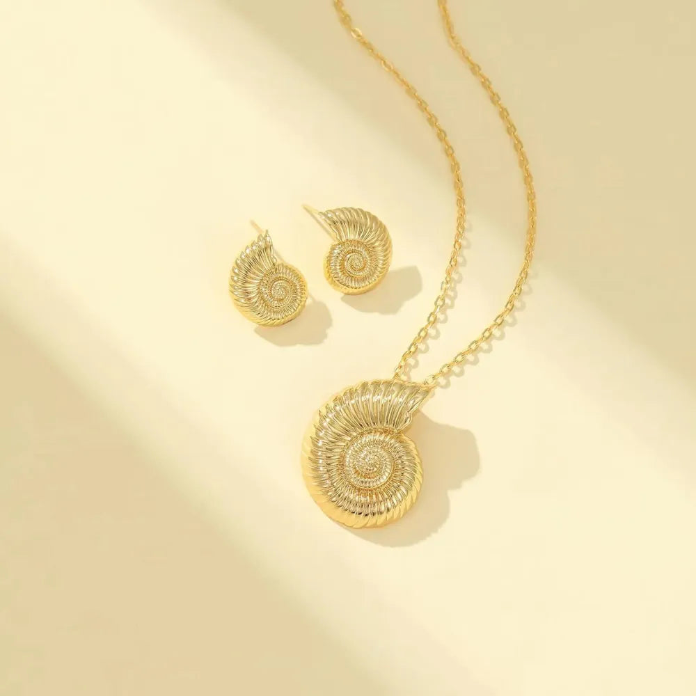 Gold Shell Pendant