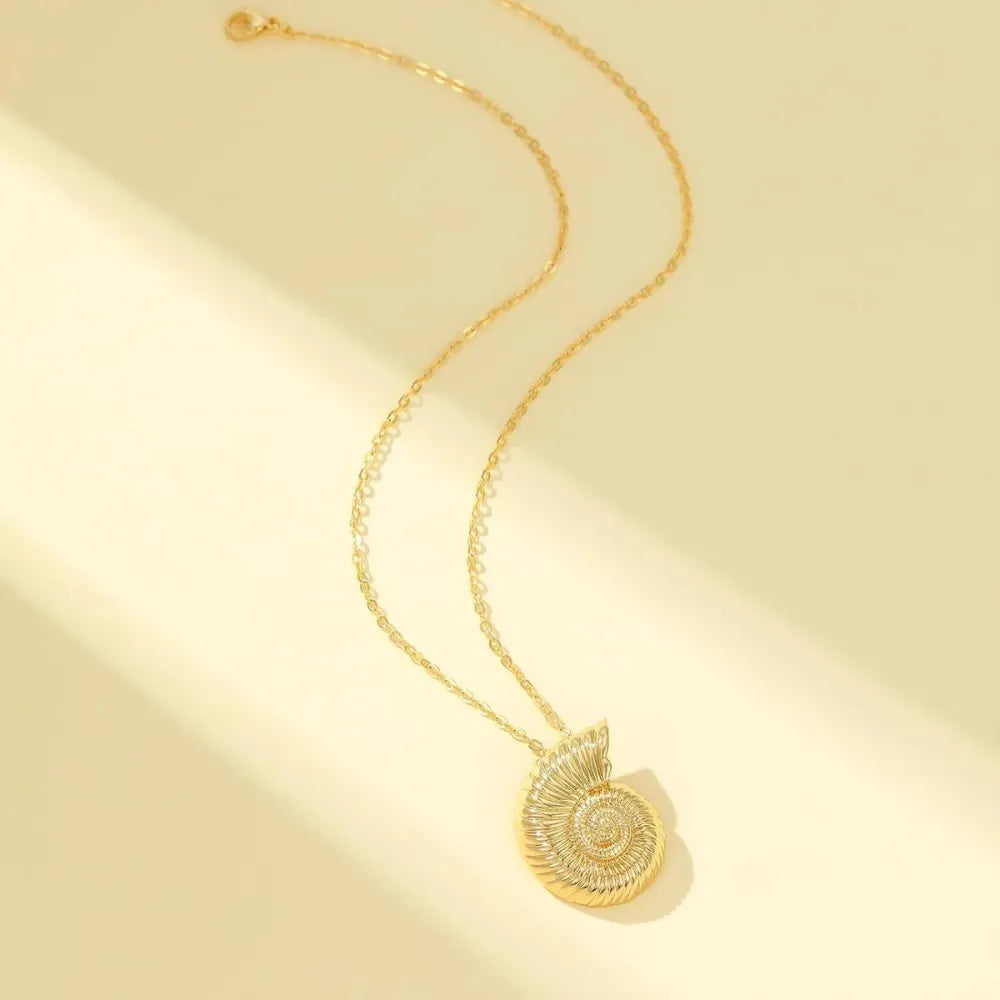 Gold Shell Pendant