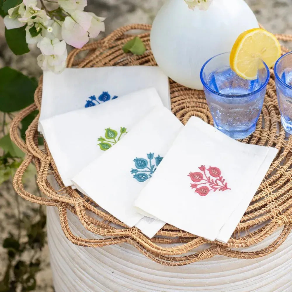 Linen Cocktail Napkin Set