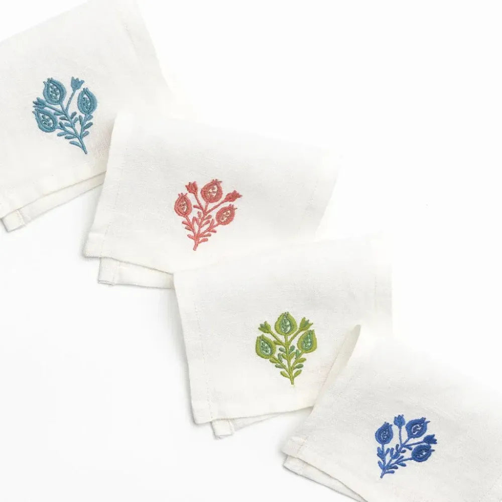 Linen Cocktail Napkin Set