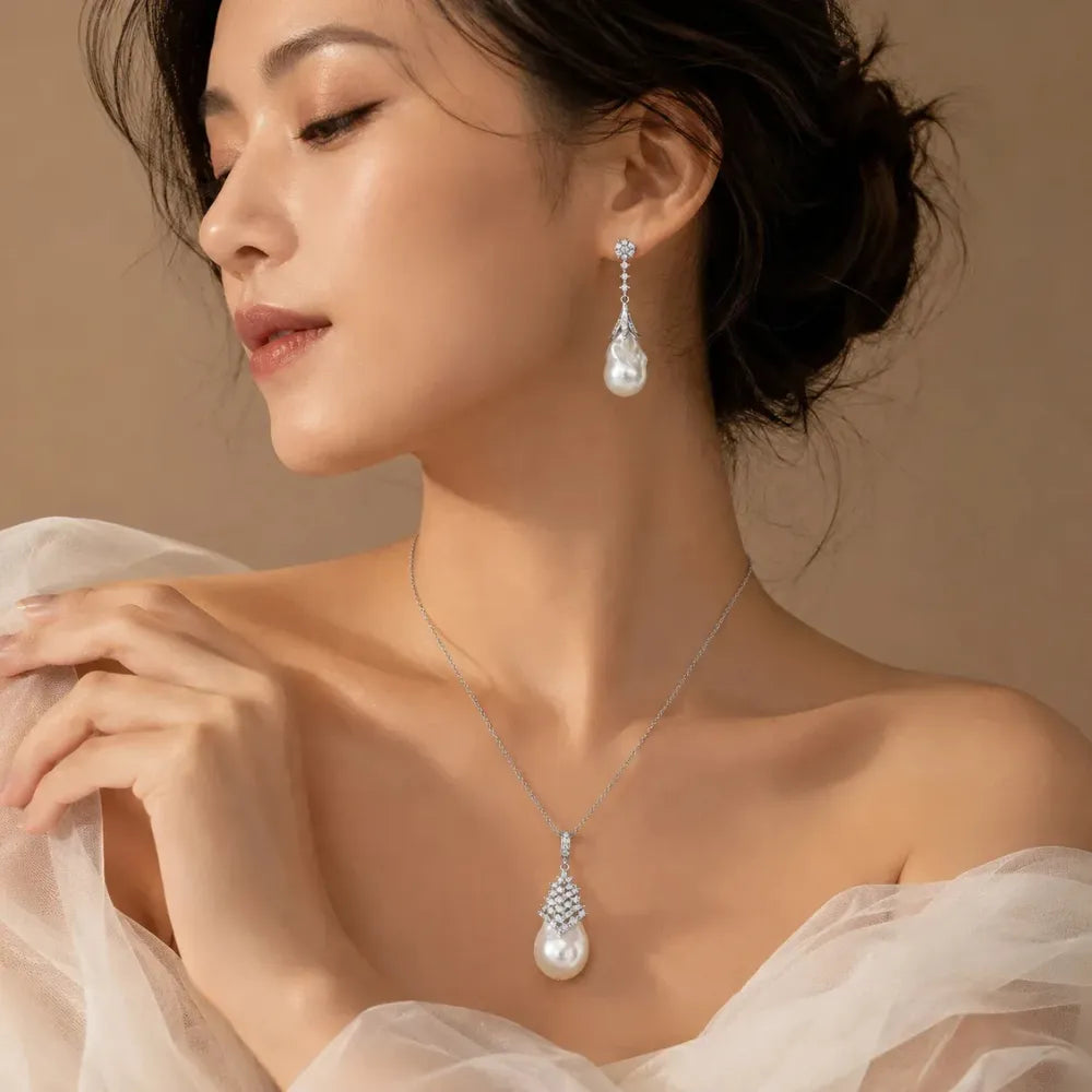 Pearl Drop Earrings