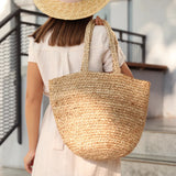 Raffia Market Tote
