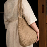 Raffia Market Tote