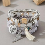 Beaded Bracelet Stack