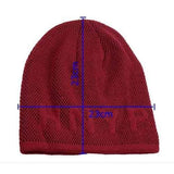 Men Outdooors Ski Mountaineering Cap Warm Crochet Knitting Slouch Beanie Hat