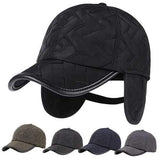 Men Male Earflap Earmuffs Waterproof Baseball Cap Adjustable Blank Golf Sport Outdooors Hat