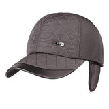 Men Male Earflap Ear Muffs Baseball Cap Adjustable Blank Golf Sport Outdoor Hat