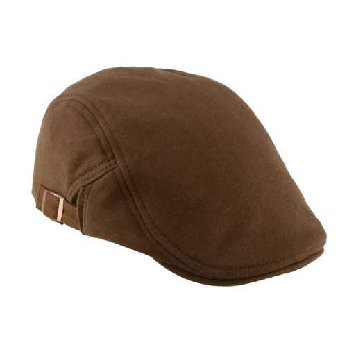 Unisex Cotton Blend Beret Hat Paper Boy Duckbill Golf Flat Buckle Cabbie Cap For Men Women
