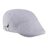 Unisex Cotton Blend Beret Hat Paper Boy Duckbill Golf Flat Buckle Cabbie Cap For Men Women