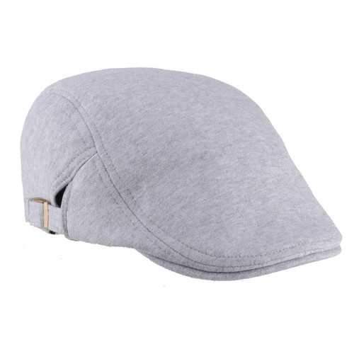Unisex Cotton Blend Beret Hat Paper Boy Duckbill Golf Flat Buckle Cabbie Cap For Men Women
