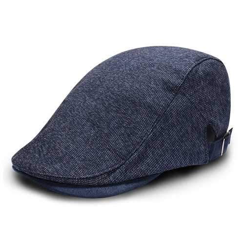 Mens Beret  Newsboy Striped Adjustable Gorras Planas Hat Cabbie Ivy Cap