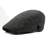 Mens Beret  Newsboy Striped Adjustable Gorras Planas Hat Cabbie Ivy Cap