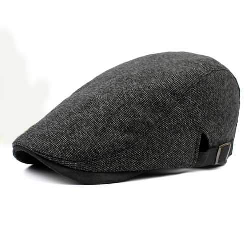 Mens Beret  Newsboy Striped Adjustable Gorras Planas Hat Cabbie Ivy Cap