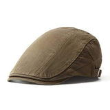Unisex Men Women Cotton Blend Newsboy Beret Hat Duckbill Golf Flat Buckle Cabbie Cap