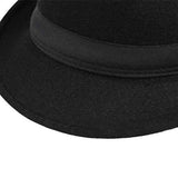 Unisex  Jazz Cap Vintage Woolen Bucket Trilby Brim Fedora Panama Hat