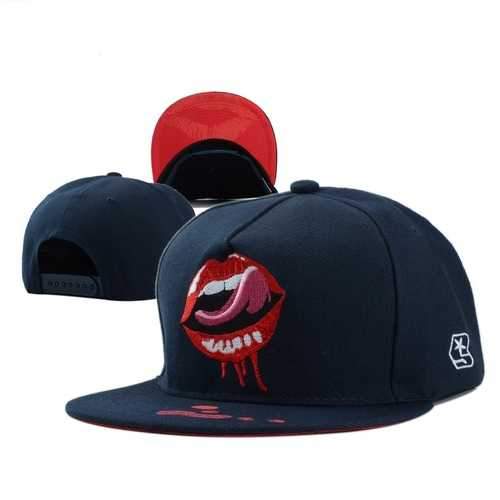 Unisex Men Women Printed Lip Tongue Pattern Hip-hop Baseball Cap Adjustable Snapback Hat