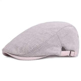 Men Cotton Beret Hat Buckle Adjustable Paper Boy Newsboy Cabbie Golf Gentleman Cap