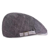 Men Cotton Beret Hat Buckle Adjustable Paper Boy Newsboy Cabbie Golf Gentleman Cap