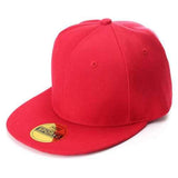 Women Retro Vintage Plain Snap Back Hats Flat Peak Caps Funky Cool Baseball Hat