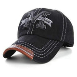 Unisex Men Women M Embroidery Snapback Hats Hip-hop Adjustable Baseball Cap Hat