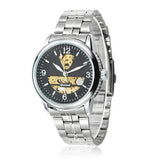 Gucamel GT01 Skeleton Stainless Steel Band Mechanical Men Watch