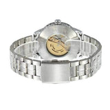 Gucamel GT01 Skeleton Stainless Steel Band Mechanical Men Watch