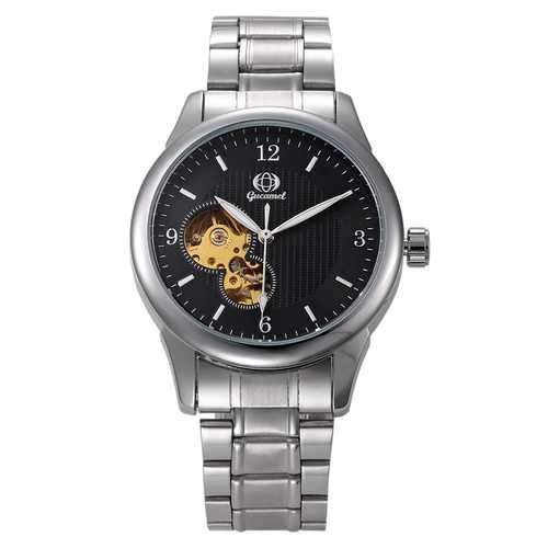 Gucamel GT12 Fashion Stainless Steel Band Mechanical Men Watch