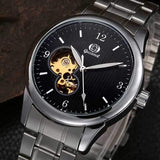 Gucamel GT12 Fashion Stainless Steel Band Mechanical Men Watch