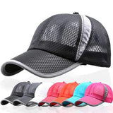 Unisex Men Women Mesh Breathable Summer Hat Sport Adjustable Buckle Baseball Cap