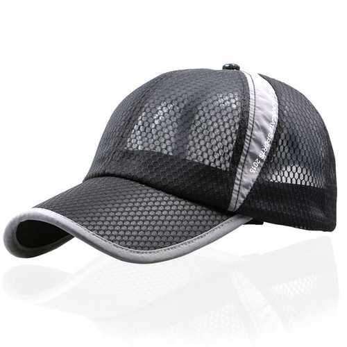 Unisex Men Women Mesh Breathable Summer Hat Sport Adjustable Buckle Baseball Cap
