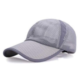 Unisex Men Women Mesh Breathable Summer Hat Sport Adjustable Buckle Baseball Cap