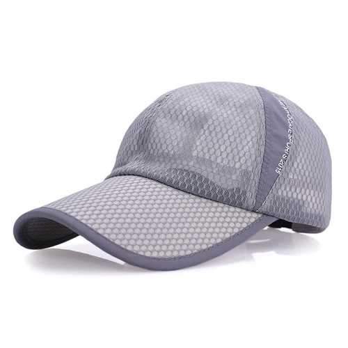 Unisex Men Women Mesh Breathable Summer Hat Sport Adjustable Buckle Baseball Cap