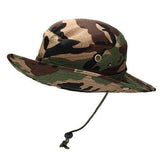MUXINCAMP Outdoor Fisherman Hat Military Ben Nepalese Jungle Rounded Edges Bucket Hat