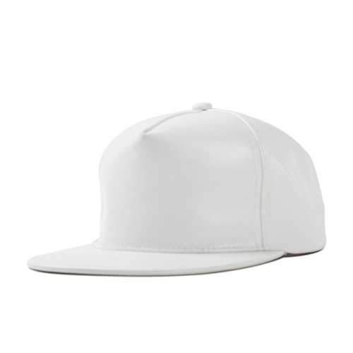 Unisex Women Men Artificial Leather PU Baseball Cap Adjustable Flat Snapback Hip-hop Hat