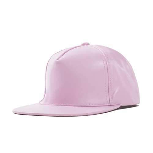 Unisex Women Men Artificial Leather PU Baseball Cap Adjustable Flat Snapback Hip-hop Hat