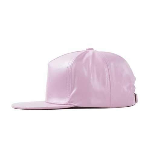 Unisex Women Men Artificial Leather PU Baseball Cap Adjustable Flat Snapback Hip-hop Hat