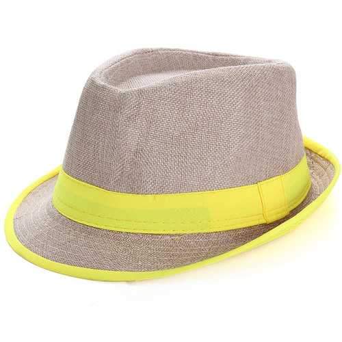 Unisex Men Women Panama Fedora Sun Cap Trilby Straw Gangster Beach Jazz Hat