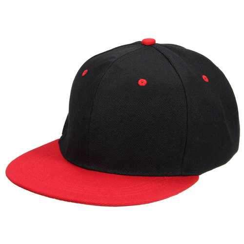 Unisex Women Men Cotton Blend Hip-hop Baseball Cap Adjustable Flat Snapback Hat