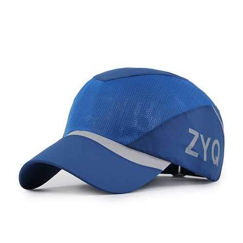 Unisex Polyester Mesh Baseball Cap Quick Dry Outdoor Sport Breathable Snapback Adjustable Hat
