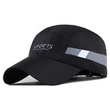 Unisex Polyester Quick Dry Breathable Baseball Cap Outdoor Sport Adjustable Buckle Snapback Hat