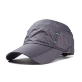 Unisex Nylon Mesh Hole Baseball Cap Outdoor Sport Quick Dry Breathable Hat For Men Women