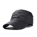 Unisex Nylon Mesh Hole Baseball Cap Outdoor Sport Quick Dry Breathable Hat For Men Women