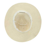 Men Women Polyester Straw Floppy Wide Brim Sun Hat