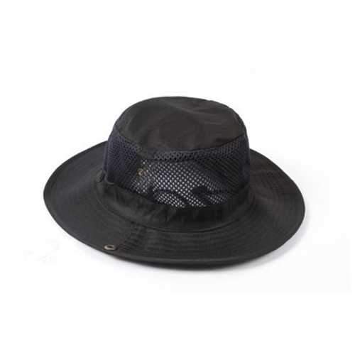 Unsiex Mesh Polyester Wide Brim Fishing Gardening Cap Sunshade Breathable Quick Dry Hat