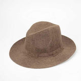 Unisex Men Women Straw Floppy Fedora Hat Derby Beach Trilby Panama Hat