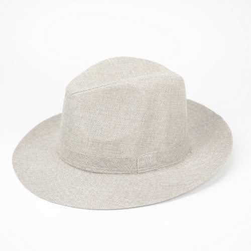 Unisex Men Women Straw Floppy Fedora Hat Derby Beach Trilby Panama Hat