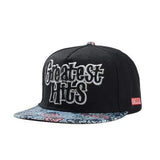 Women Ladies Cotton Floral Flower Adjustable Snapback Baseball Cap Flat Hip-hop Hat