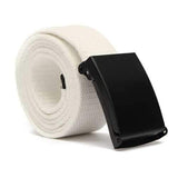 Men Women Plain Webbing Fashion Waist Belt Waistband Casual Canvas Belt 5 Colors